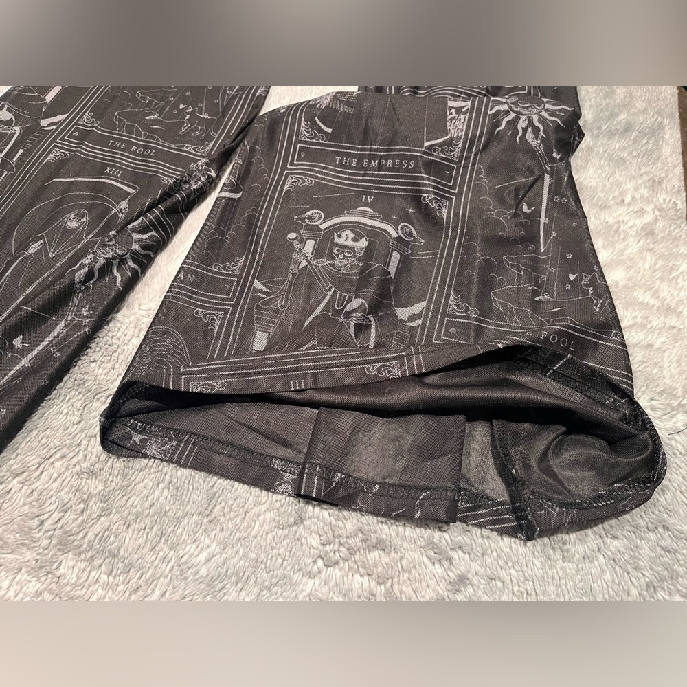 Mesh Tarot Flare Trousers - Picture 5 of 7